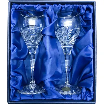 Sklenice ONTE CRYSTAL Broušené sklenice na likér 90ml, Kometa Počet sklenic v balení: 2 sklenice v dárkové sadě