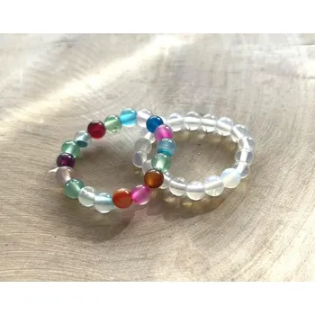 Prsten Prosperk Prsten z minerálových korálků duo S1888