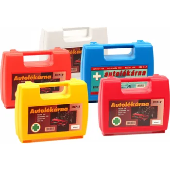 Autolékárnička Autolékárna I. kufřík vyhláška č.153/2023 Sb. mix barev