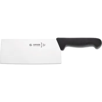 Kuchyňský nůž Nůž asijského tvaru, černý, délka ostří 19 cm, GIESSER