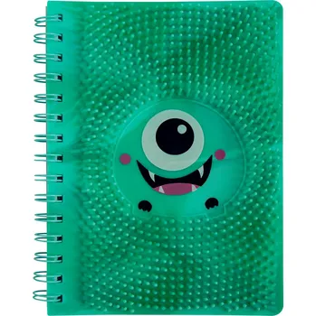 FLEXIO A5 s kroužkovou vazbou a silikonovými deskami, 80 listů, příšerka