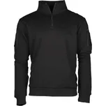 Mikina sportovně-taktická bez kapuce Mil-Tec černá XXL