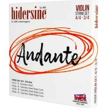 Strunný nástroj Hidersine Andante Violin Set 4/4 - 3/4