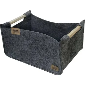 Úložný box Bisous Scandi 42 × 30 × 20 cm šedý