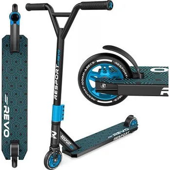 Koloběžka Freestyle koloběžka Revo, pro děti a dospělé se stojánkem, černá - N RE:SPORT