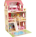 Mamido Stacy s bazénem XXL 16 ks, palanda, 90 cm