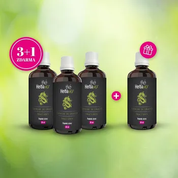 Zdraví Herbavis Sangre de Drago (Dračí krev) – Výhodný set 3+1 zdarma, 50 ml 4x 50 ml