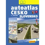 Autoatlas Česká republika Slovenská republika 1:240 000 Kniha