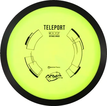 Disc golf MVP Disc Sports TELEPORT Neutron Barva: Modrá, Váha: 175 g