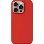 Epico Mag+ Silicone Case iPhone 15 Pro kompatibilní s MagSafe tmavě červený