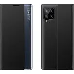 Hurtel Nové pouzdro na spaní typu knihovna s funkcí stojánku pro Samsung Galaxy A12 / Galaxy M12 černá