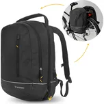 Wozinsky taška na kolo dvojitý batoh 2v1 30l černý (WBB30BK)