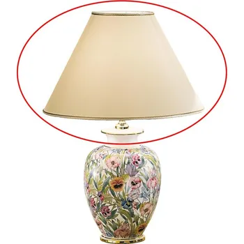 Stínidlo Kolarz 0014.S02- Náhradní stínidlo ke stolní lampě GIARDINO E27 pr. 40 cm béžová