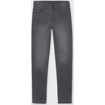 Dívčí kalhoty Dětské rifle Mayoral 538.7C.Junior.PPY2 černá 99X, vel. 160