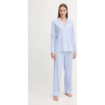 Bavlněné pyžamo Lauren Ralph Lauren ILN92277 modrá 50A, vel. XS