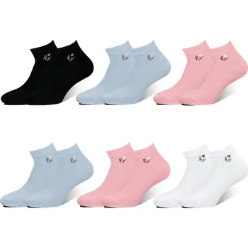 Dámské ponožky PESAIL Dámské kotníkové ponožky CW323 6 páry Velikost: 35-38