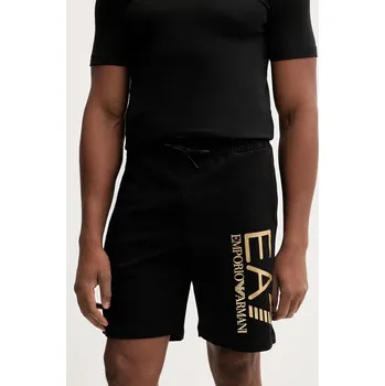 Bavlněné šortky EA7 Emporio Armani AF22266.7M001414 černá 99A, vel. XL