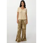 Dámské pyžamo Fleur krémové XL