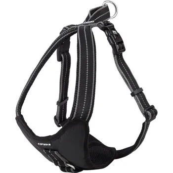 Postroj pro psa Icepeak Pet postroj Highway, černý - velikost M: 54 - 66 cm obvod hrudníku