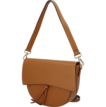 Kabelka Menší dámská kožená kabelka Leather mini, hnědá