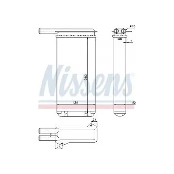 Motor automobilu Výměník tepla NISSENS 71755