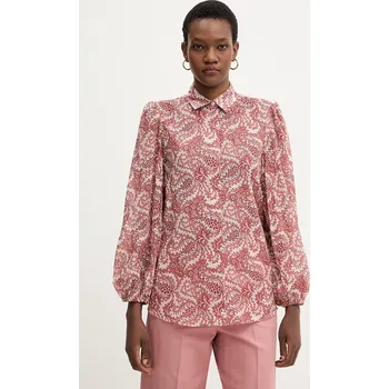 Dámská košile Bavlněná košile Weekend Max Mara PERIODI 2615111192600 červená 92X, vel. 36