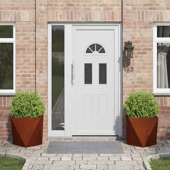 Truhlík Truhlík 2 pcs Rezavá 50 x 50 x 50 cm Povětrnostně odolná ocel