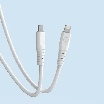 Telefonní příslušenství Dudao kabel, kabel USB typu C - Lightning 6A 65W PD bílý (TGL3X)