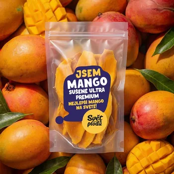 Sušené ovoce Mango sušené Soft Ultra Premium váha 500g
