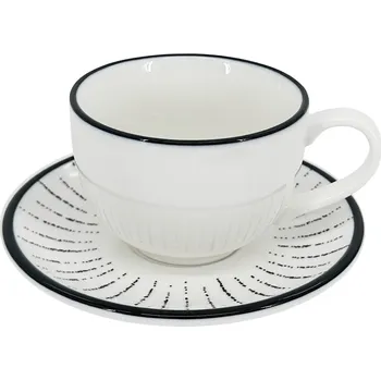 by inspire Cappuccino šálek s podšálkem Alba Dash, 200 ml