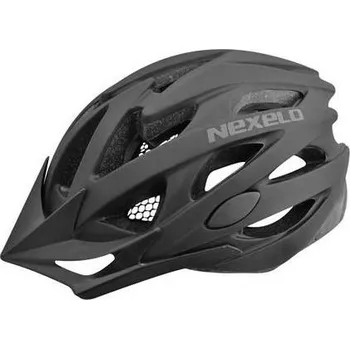 Nexelo Straight černá Matná přilba L ( 58-61 cm ) + DÁREK