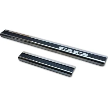 Tuning Alufrost Kryty prahů - nerez+karbon Toyota Yaris III 5dvéř.