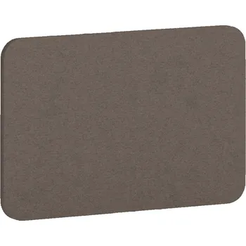 Obklad Akustický paraván na stůl, textilní povrch, 60 x 40 cm, hnědá