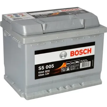 Autobaterie BOSCH S5 005, 63Ah, 12V (0 092 S50 050) - UAMK instalace do vozu