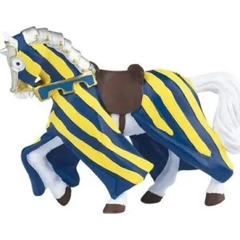 Figurka Papo Kůň turnajový modrý