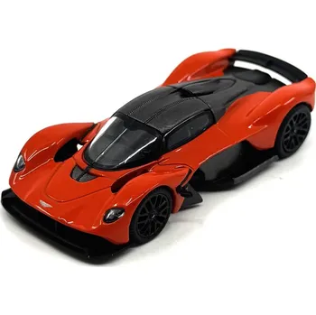 autíčko Mini GT Aston Martin Valkyrie - Orange/black - 1:64
