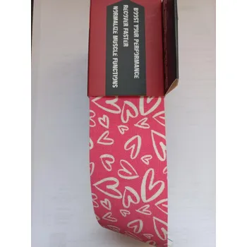 Tejpovací páska KinezioEpostape bavlna 5 cm x 5 m - Designe - Srdíčka růžová