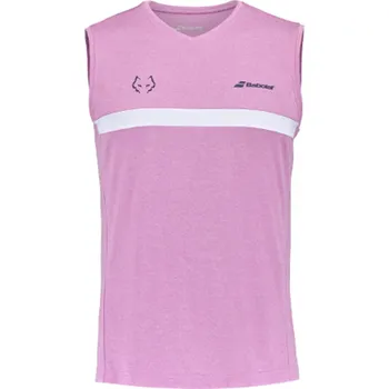 Pánské tílko BABOLAT MUSCLE TANK LEBRON PINK HEATHER pánský nátělník