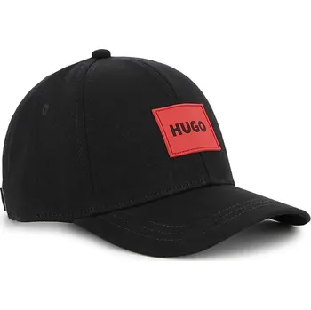Kšiltovka Dětská bavlněná kšiltovka HUGO G01187.58 černá 99X, vel. 58