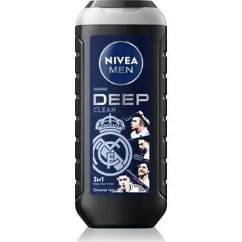 Koupelová kosmetika NIVEA MEN Real Madrid osvěžující sprchový gel 3 v 1 250 ml