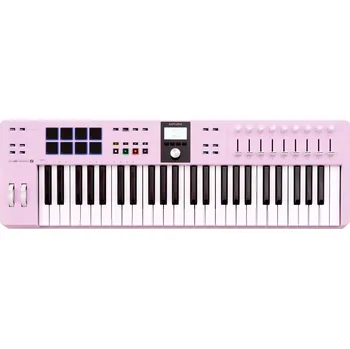 Master keyboard Arturia KeyLab Essential 49 mk3 MIDI keyboard Rose Quartz