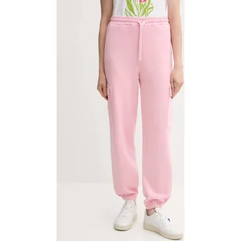 Bavlněné tepláky United Colors of Benetton 39BLDF01B růžová 30X, vel. M