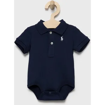 Kojenecký body Bavlněné kojenecké body Polo Ralph Lauren 320735043003 námořnická modř 59X, vel. 68