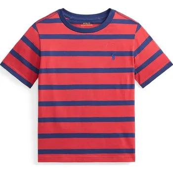Chlapecké tričko Dětské bavlněné tričko Polo Ralph Lauren 322A12284001 červená 33X, vel. 109-116