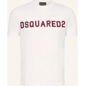 Pánská móda dsquared2 Pánské Tričko, bílá, XL