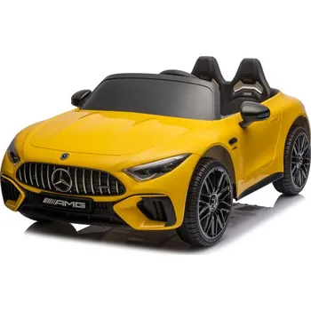 Dětské elektrovozidlo Mamido Elektrické autíčko Mercedes AMG SL63 24V 2x200W lakované žluté