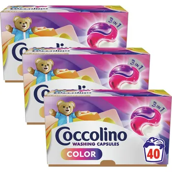 Prací prostředek Coccolino Color 3 × 40 ks
