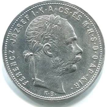 František Josef I. 1 zlatník 1880/KB. Ag.