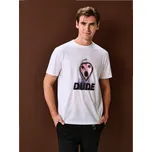 Sinsay - Bavlněná košilka s potiskem - bílá - 871GP-00X - 871GP-00X-XS