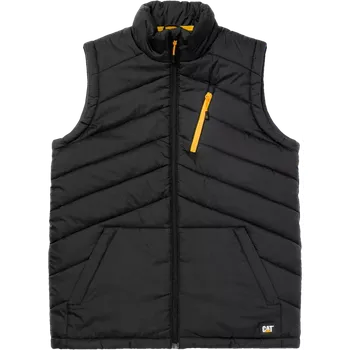 Pánské oblečení Caterpillar CAT ESSENTIAL pánská prošívaná vesta black